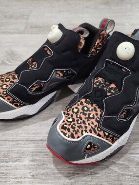 Reebok x Mita Sneakers Instapump Fury Leopard Men's Size US 8